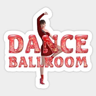 Dance Ballroom Sticker